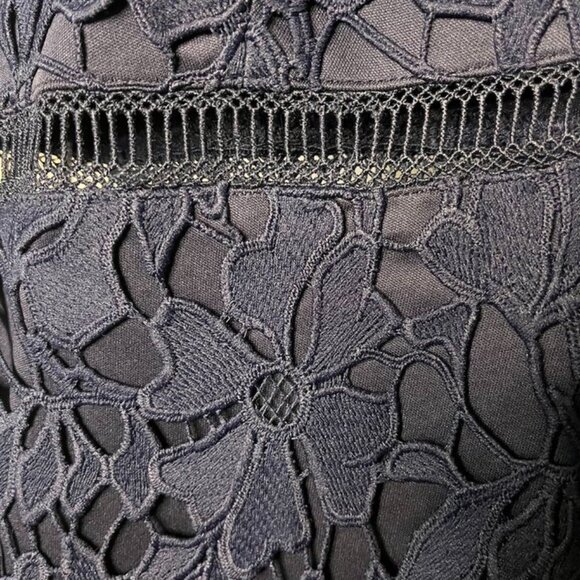 ASTR The Label Navy Lace Midi Dress XL - Picture 7 of 11